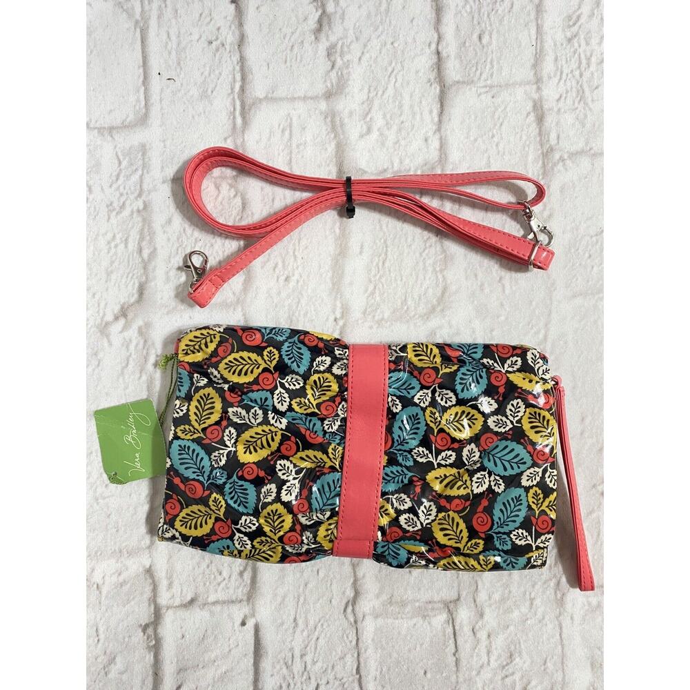 Vera Bradley Concert Clutch Crossbody Wristlet Happy Snails